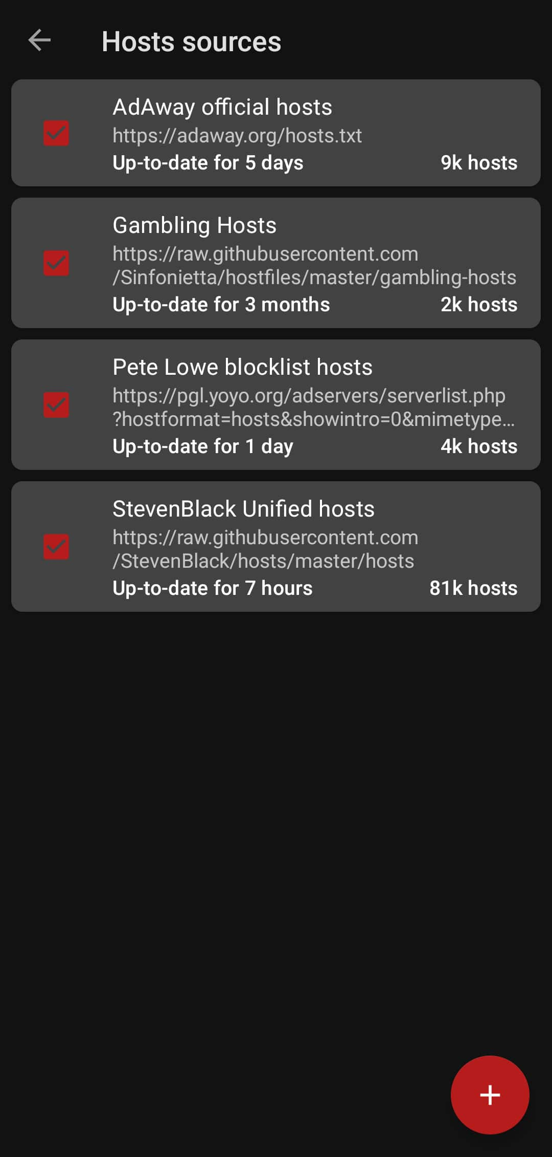 AdAway Hosts Sources 2