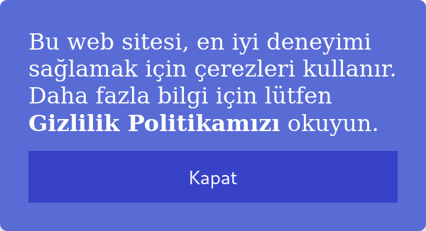 Çerezler Uyarısı - WordPress