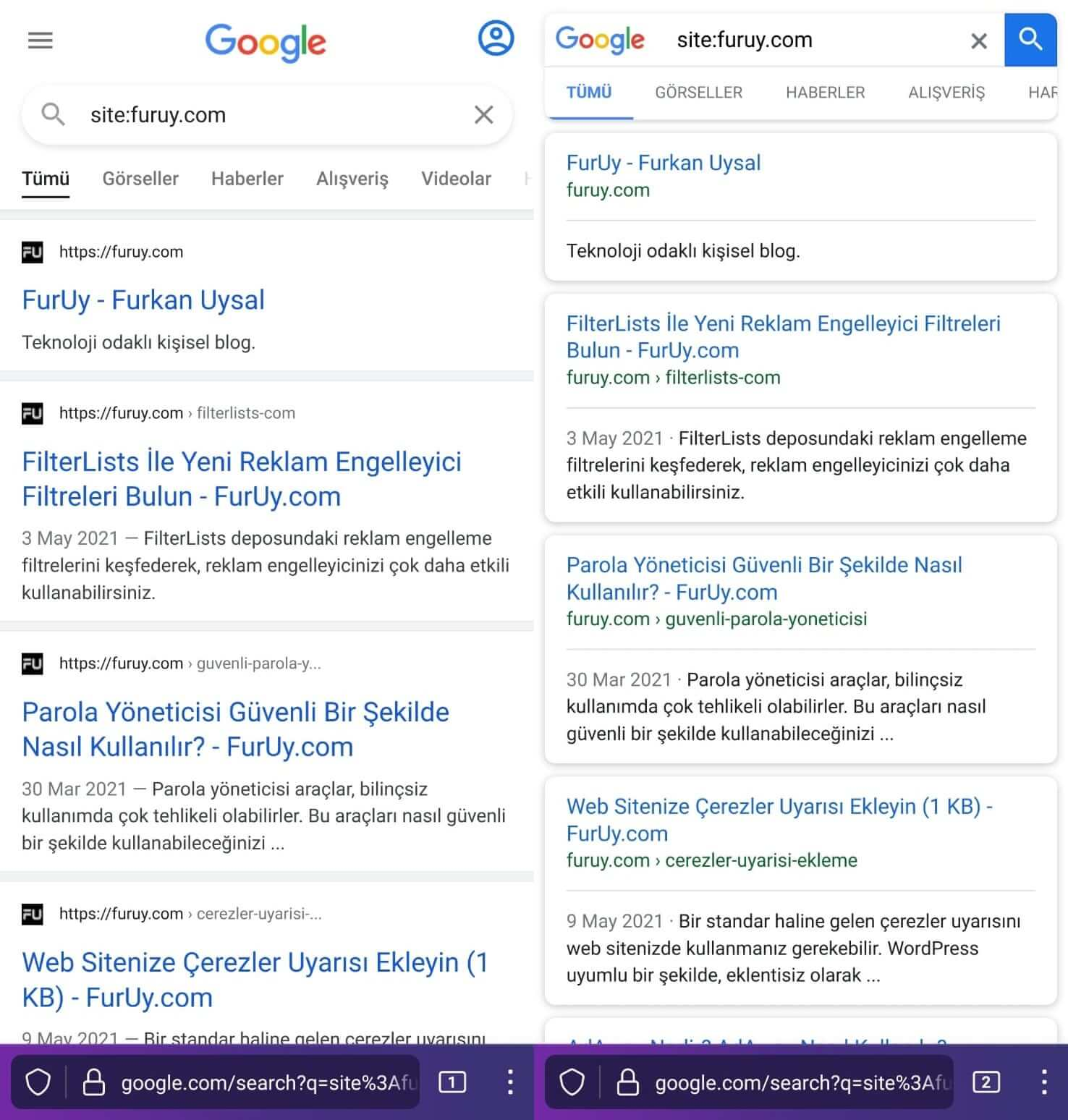 Firefox Android - Google